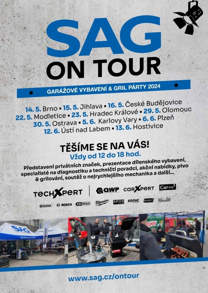 Jedenáct zastávek plných prezentací 1 letak Sagontour